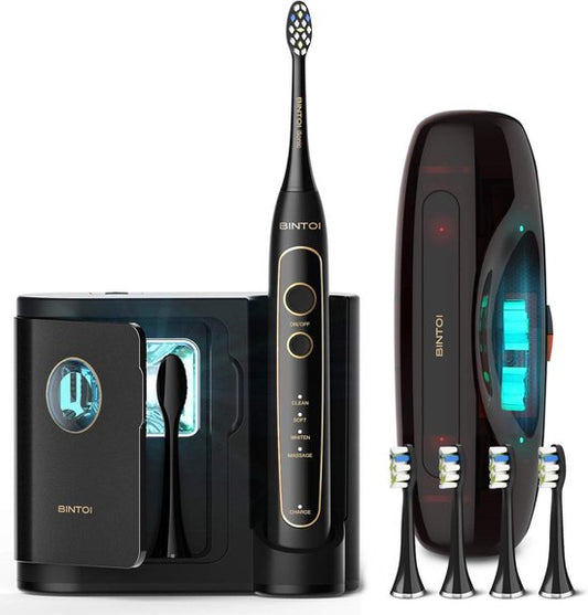 Bintoi® iSonic UV D600 - Brosse à dents électrique avec stérilisateur UV