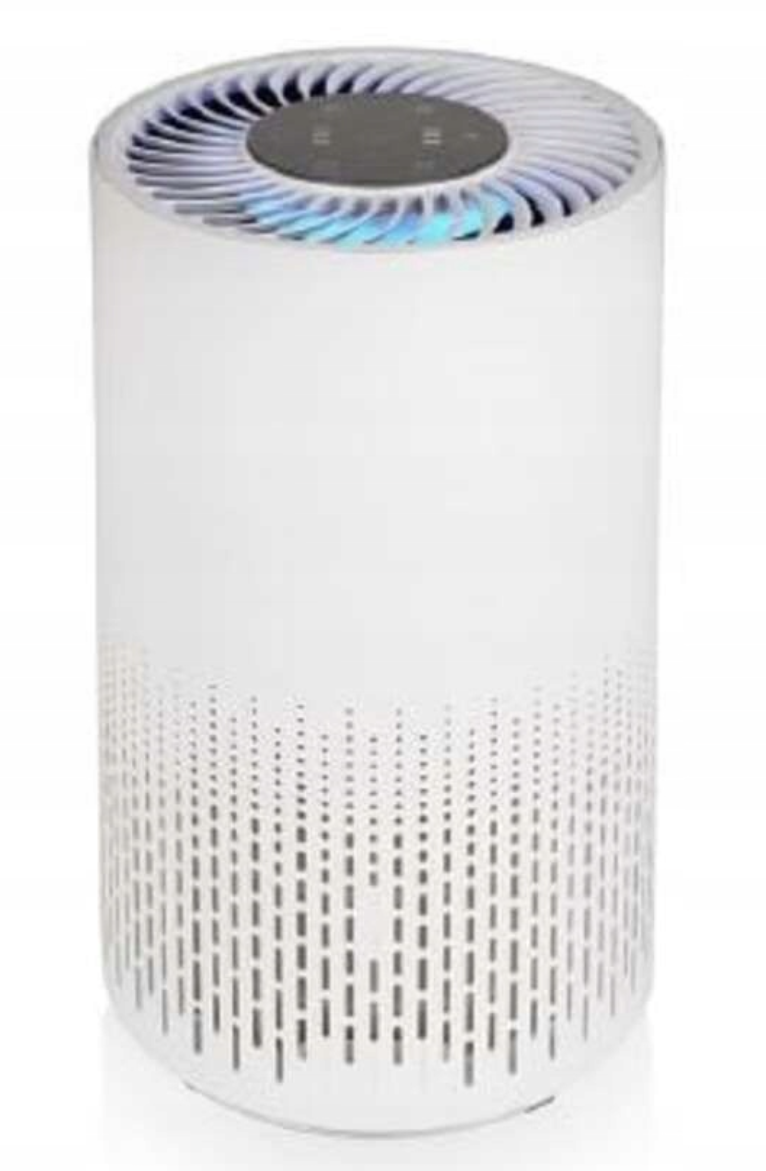 Purificateur d'air StarQ - Indicateur de qualité de l'air - Système de filtration 3 en 1 - Blanc - 22 x 39 cm