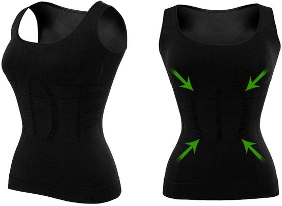 Milanoro - Maillot de corps correcteur de silhouette pour femmes - Noir - L