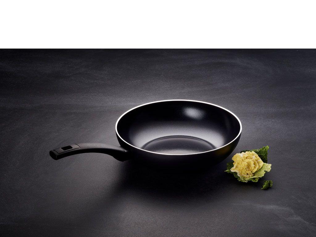 Poêle à wok Morsø en aluminium - Sans PFAS - Ø 28 cm - Noir