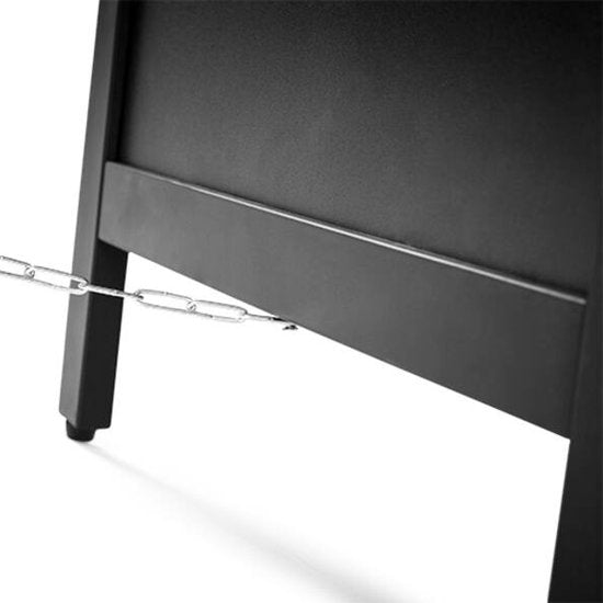 Tableau noir 55 x 85 cm cadre en bois de pin - tableau publicitaire double face