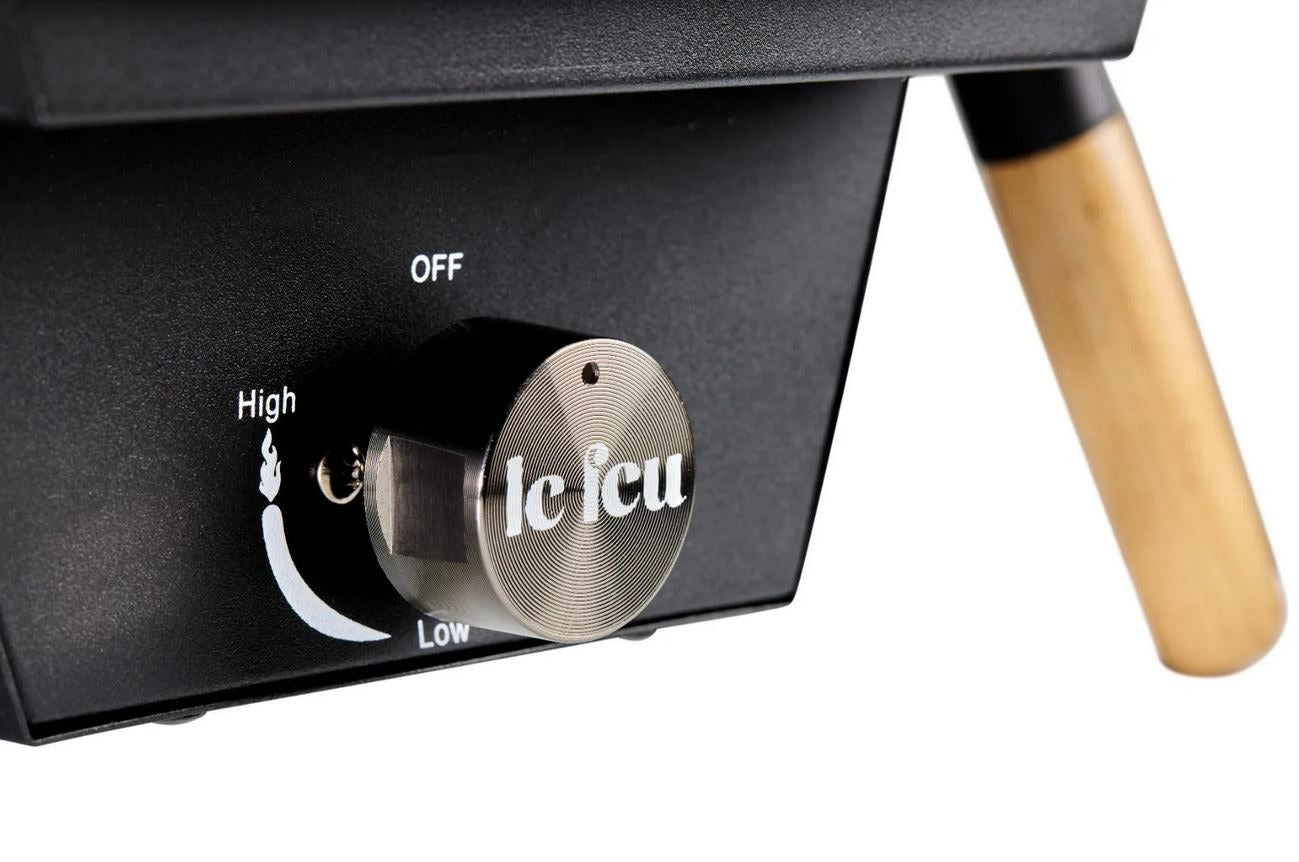 Le Feu Turtle 3.0 Four à Pizza à Gaz - Noir - Ø52 cm - H30 cm - D47,7 cm