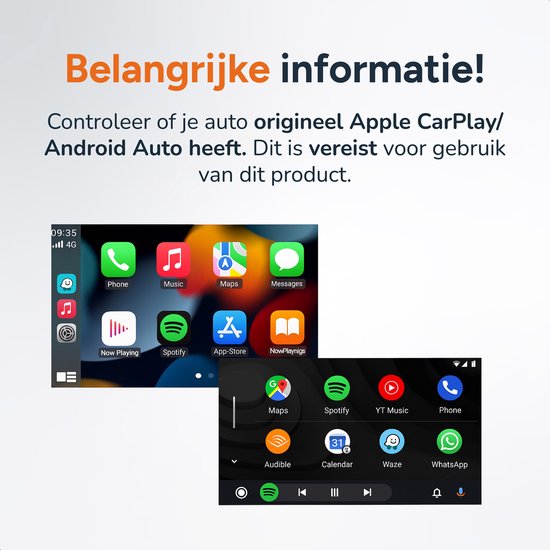 Wireless CarPlay & android dongle - Car - Bluetooth - Sans fil - Sans fil - Récepteur - Compact - incl USB-C - Skoov