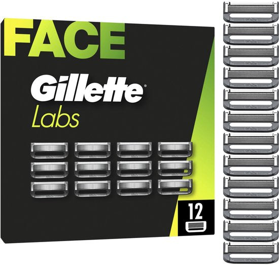 Lames de rasoir Gillette Labs pour hommes - par les créateurs de Gillette Fusion - 12 pièces