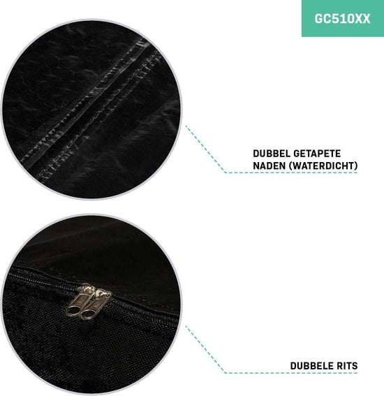 VONROC Sac de rangement premium pour coussins de salon/jardin - 75x75x90cm - Pour 6 à 8 coussins