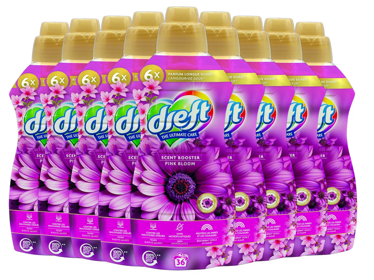 Dreft Liquide 9x Renforçateur de parfum Pink Eternal Garden – 720 ml – Parfum de lessive et soin des tissus à effet longue durée
