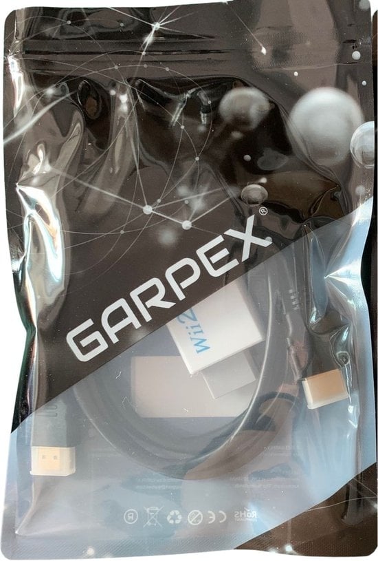 Garpex® Adaptateur HDMI pour connexion Wii - Convient exclusivement à la Nintendo Wii + Câble HDMI de 1,5 m inclus - Full HD 1080p - Convertisseur audio-vidéo adapté à la Wii