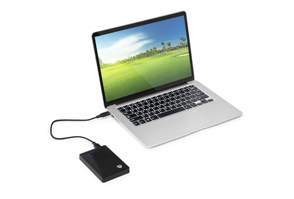 Disque dur externe Vlectro - 1 000 Go - USB 3.0 - Aluminium - Résistant aux chocs