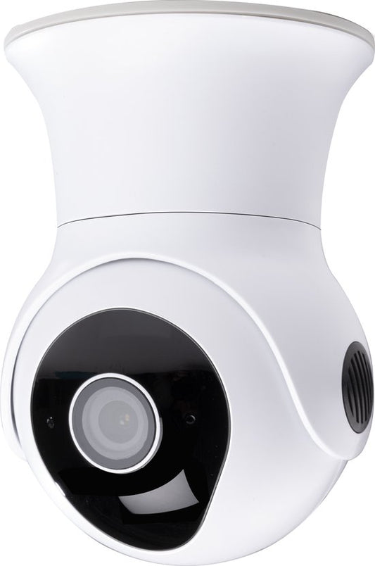 alpina Smart Home Wifi Camera - Full HD 1080p - Caméra de surveillance extérieure - Capteur de son et de mouvement - Vision nocturne - avec application - IP54 étanche à la poussière et à l'eau