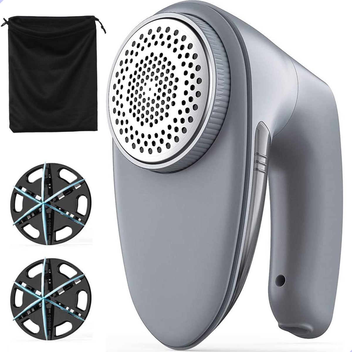 AG180 Brosse à peluches électrique - Sans fil - Brosse à peluches - Ramasseur de peluches - Rouleau à peluches - Brosse à peluches - Gris