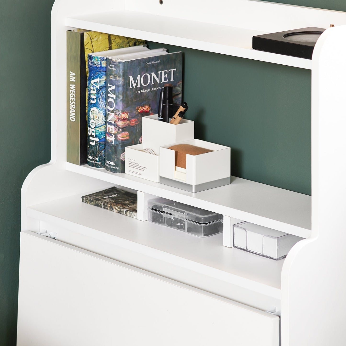 Bureau pliant - SoBuy - FWT105-W - 64 x 62 x 98 cm - Blanc