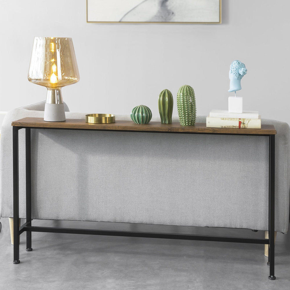 SoBuy FSB19-N Table console - MDF - 120x20x65 cm - Industriel