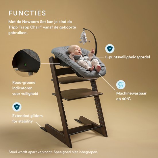 Stokke® Tripp Trapp® Newborn Set™ Gris foncé