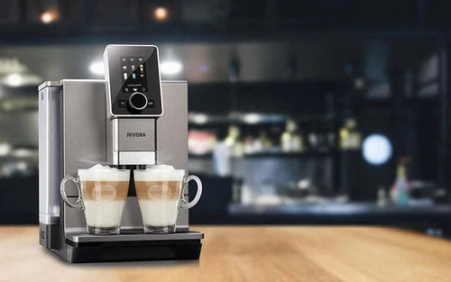 Machine à Café Automatique - Nivona - Machine à expresso - Titane / Chrome
