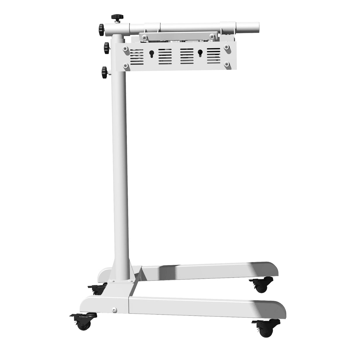Support mobile et réglable pour les panneaux de luminothérapie - Panacea - Hauteur réglable jusqu'à 160 cm - Max. 20 kg - Métal - Blanc