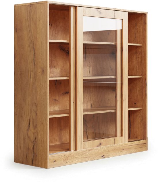 VDD Home - Vitrine en verre - Buffet - 120 x 120 x 37 - Bois