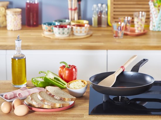 Tefal Easy Cook & Clean - Poêle à frire - Ø 24 cm - Revêtement antiadhésif - Ne convient pas à l'induction