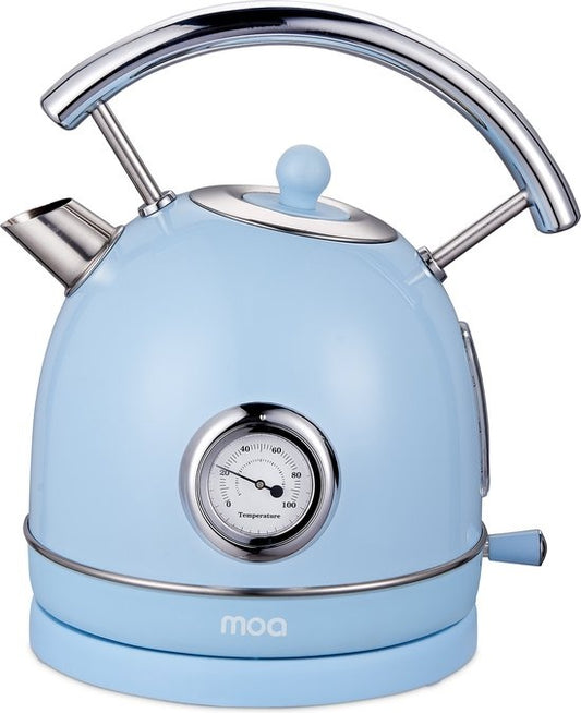 MOA Retro Kettle - Bleu pastel - Électrique - acier inoxydable - EK4TBL