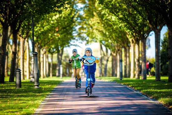 Trottinette No Fear à 3 roues pour enfants - pour garçons et filles - À partir de 3 ans - Poids max. 20 kg - Rouge