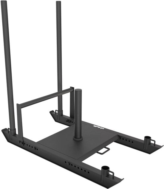 VirtuFit Power Sled - Pour disques d'haltères de 50 mm - Plateforme de résistance réglable - Capacité de charge maximale de 250 kg - Appareil de musculation robuste pour l'entraînement fonctionnel