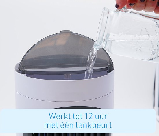 Livington SmartChill blanc - climatiseur portable - refroidissement par eau - climatiseur - 3 vitesses - effet rafraîchissant pendant 12 heures