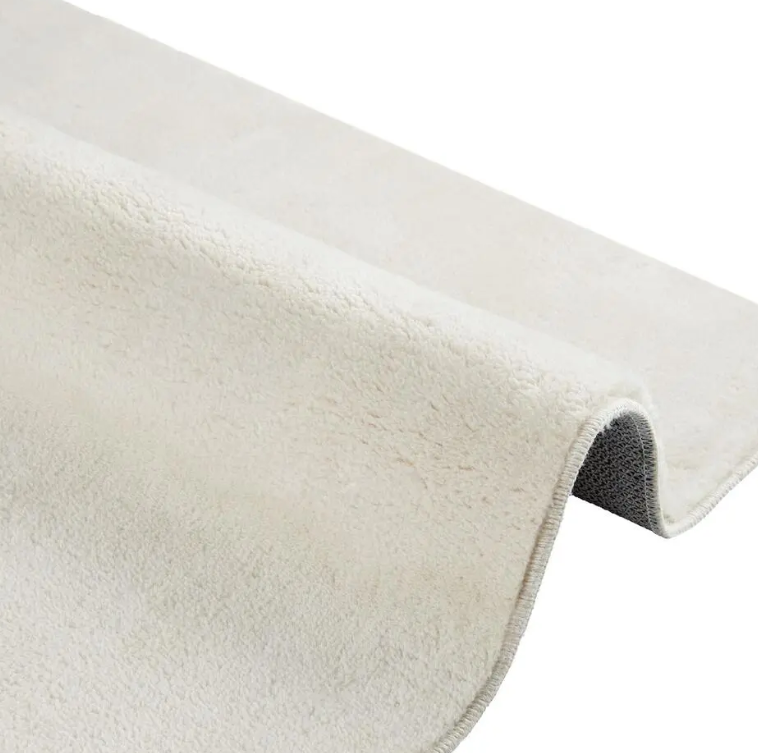tectake Tapis Soft Zone - poils courts - extra doux - crème - 200 × 290 cm