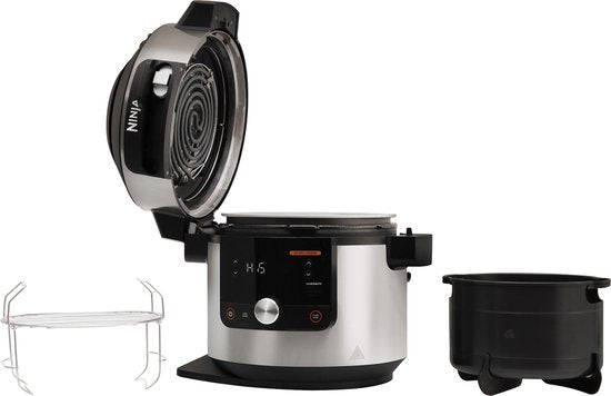 Multicuiseur Ninja Foodi OL650EU - 12 fonctions de cuisson - 7,5 litres - Comprend les fonctions friteuse à air chaud, cuisson sous pression, cuisson à la vapeur et grill