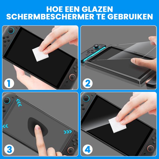 Controlla - Étui adapté à la Nintendo Switch 2 - Étui adapté à la Nintendo Switch 2 - Comprend un protecteur d'écran - Étui de protection - Poignées de pouce