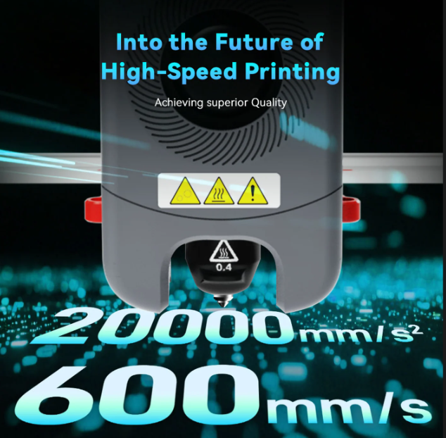 Imprimante 3D FlashForge Adventurer 5M - 600 mm/s - 220 x 220 x 220 mm - Extrudeuse directe