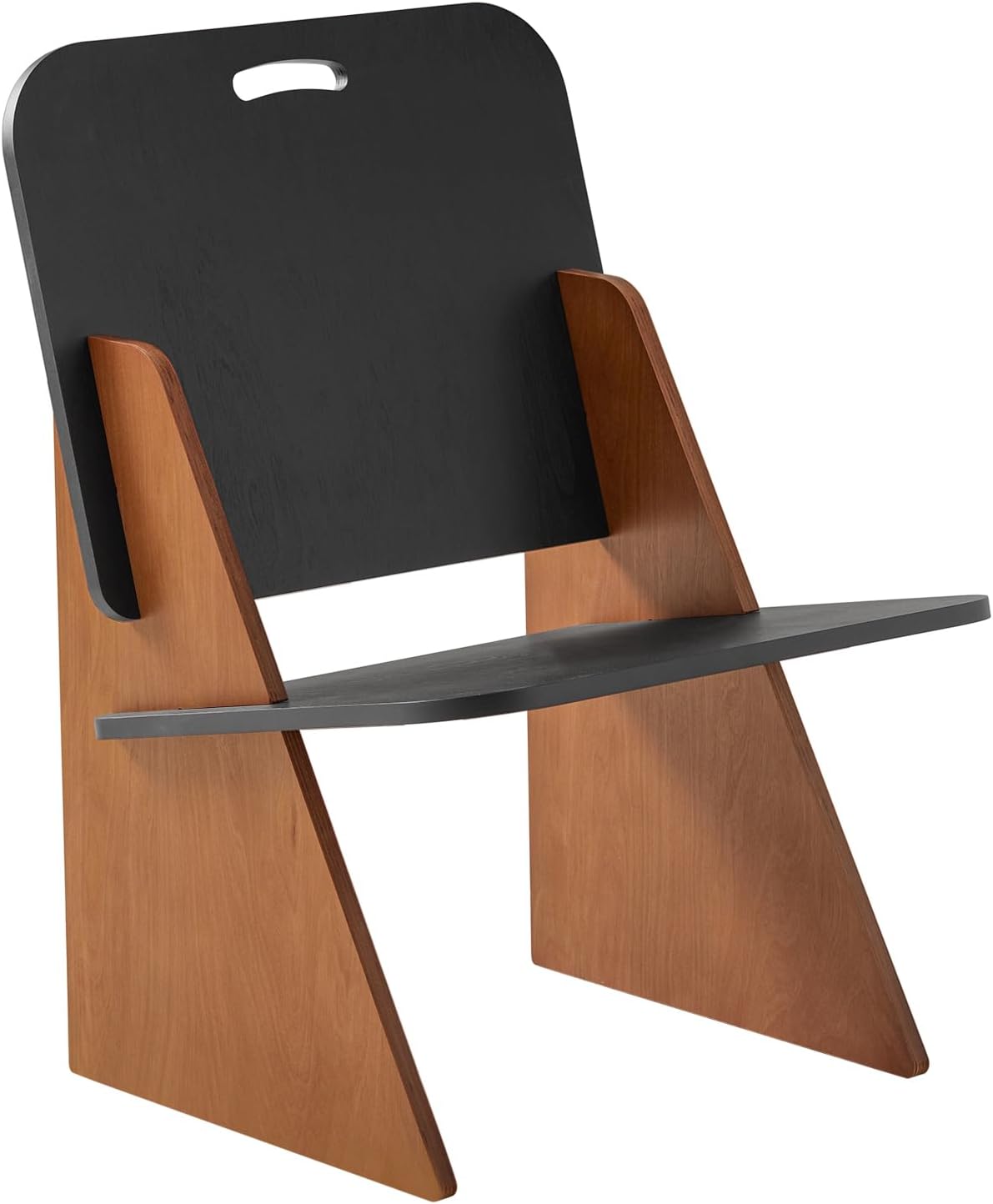 Chaise de salle à manger SoBuy avec dossier - Noire - 53 x 56 x 78 cm