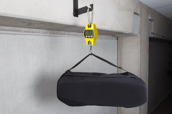 Balance Perel Crane, numérique, 300 g à 300 kg, arrêt automatique, fonction de maintien des données, fonction de tare, écran LCD