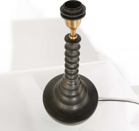 Lampe de table Anne Lighting Bois - noire - bois - 27 cm - douille E27 - 3677ZW