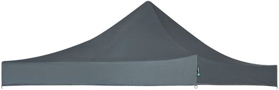 VONROC Bâche de toit - Pour tente de réception Premium PT501XX - Imperméable - Protection UV 50+ - Gris