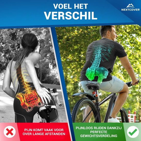 Selle de vélo NEXTCOVER® City avec Memory Foam 3.0 - L'originale - Selle de vélo ergonomique pour femme ou pour homme avec Memory Foam 3.0 pour un confort de conduite maximal - Selle de vélo confortable et moelleuse