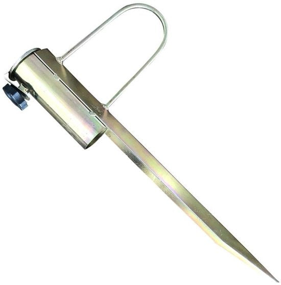 Piquet de parasol d'extérieur en métal, 38 mm