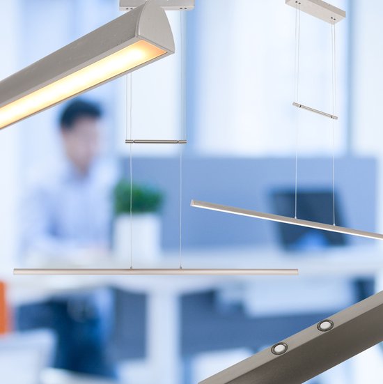 Steinhauer - lampe suspendue - Profilo - acier - métal acrylique - lampe design - LED - 3317ST
