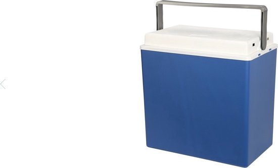 Glacière électrique 24 L 12 V/230 V - pour le camping et la plage - bleue - 8720573947718