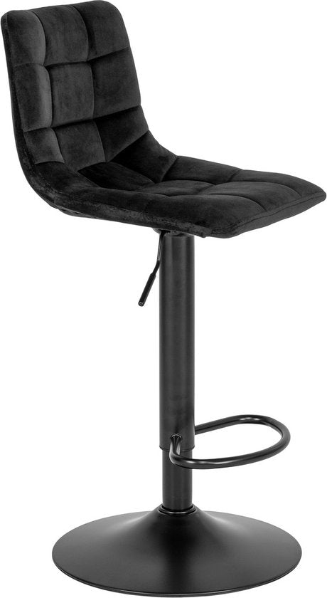Tabouret de bar - House Nordic - Chaise Haute - Ensemble de 2 chaises de bar - Noir