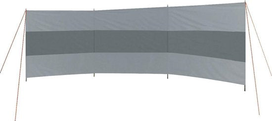 Bo-Camp - Pare-vent - Brendan - 3 compartiments - Gris/Anthracite