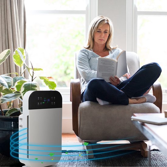 Purificateur d'air MediaShop AirPurifier Deluxe 40 m² Blanc