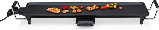 alpina Teppanyaki griddle - Plaque de gril - Set gourmet 4 personnes - 70 x 23cm - 2000W