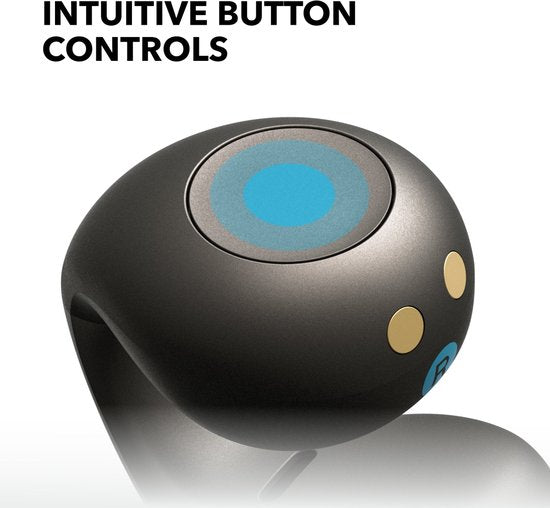 soundcore by Anker C40i Wireless Open-Ear Earbuds Black - Ecouteurs - clip-on, articulation flexible, boutons de contrôle, confort léger, maintien stable grâce aux poignées amovibles, haut-parleurs étendus pour un son clair.