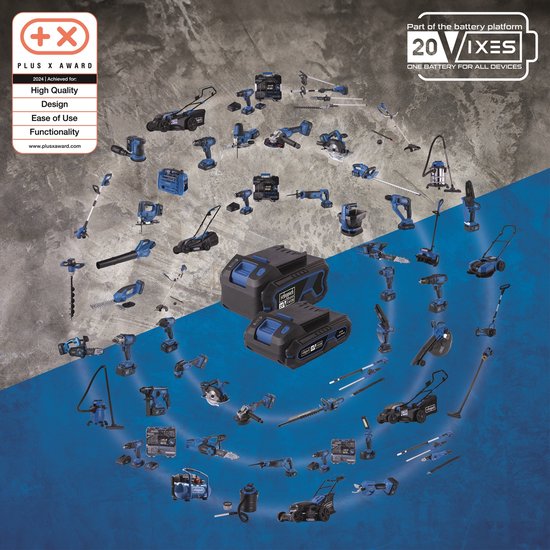 Batterie Scheppach 4,0 Ah SBP4.0 - Batterie pour la plateforme Scheppach 20 V IXES