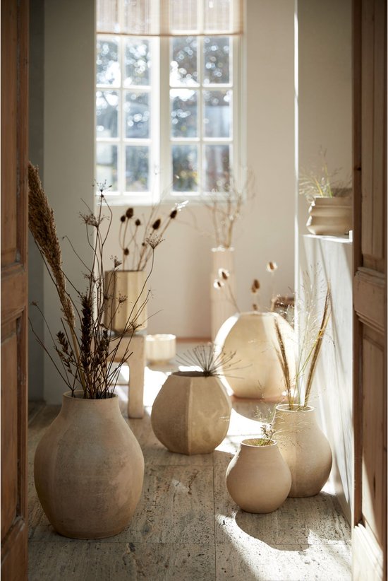 Pot de fleurs Light & Living Salou - Blanc - Ø 22 cm - Moderne
