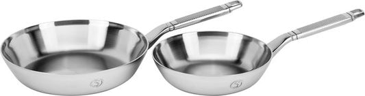 Set de poêles à frire - Saveur Selects - Ø20 et Ø25 cm - Acier inoxydable - Sans PFAS - Compatible induction
