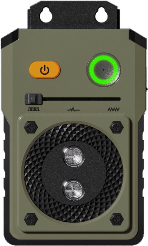 Vulpes Goods® Pets - Dispositif anti-aboiement à ultrasons PRO - Dresseur de luxe - Rechargeable - Fonctionnement automatique - Pas de choc - Résistant à l'eau - Pour tous les chiens - Intérieur et extérieur - Portée de 15 m - 3 étapes - Anti-aboiement -