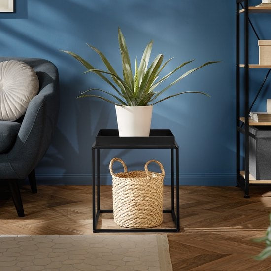 tectake® - Table d'appoint - Petite table basse - crème - 40x40x44cm, charge maximale 30kg - 404184