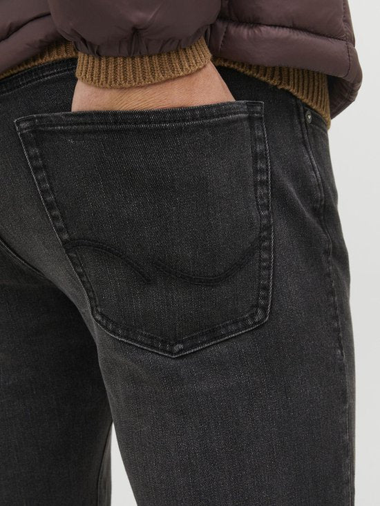 Jack & Jones Glenn Original Slim Fit Jeans - Hommes - Denim - Slim Fit - Denim noir - L36 X L34