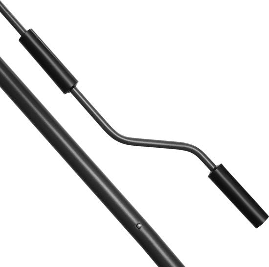 tectake - store à pinces - parasol - réglable - store à pinces - parasol balcon - 400 x 180 cm - beige - parasol