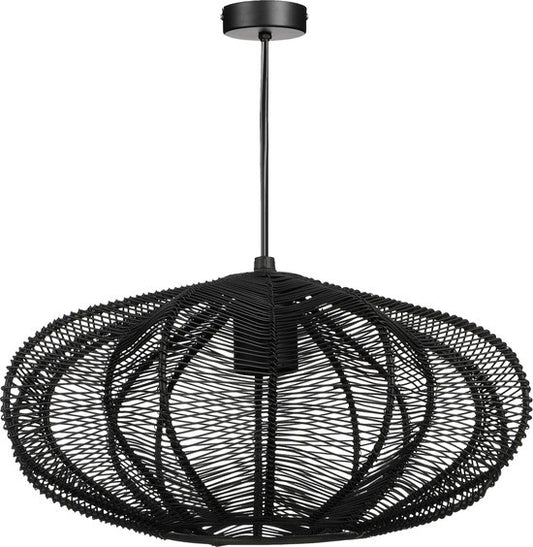 Mica Decorations Lampe pendante Kanti - H17 x Ø31 cm - Métal - Noir